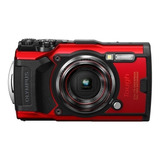  Olympus Tg-6 Compacta Avanzada Color  Rojo