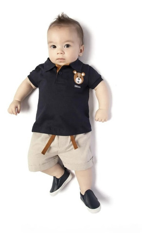 Roupa De Bebe Menino Conjunto Marinheiro