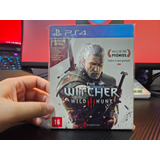 Jogo Ps4 - The Witcher  3 Wild Hunt    Mídia Física Original