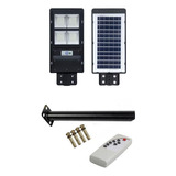 Lampara Foco Led Solar Ip67 400w Control Remoto + Soporte 