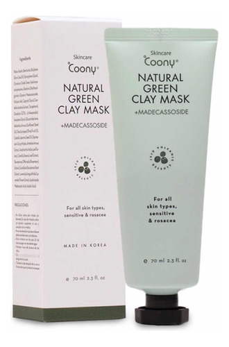 Natural Green Clay Mask - Mascarilla Piel Sensible Coony