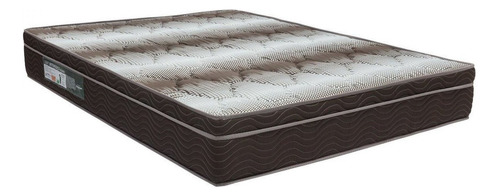 Colchão Queen Ortobom Light Ortopédico Marrom 158cm X 198cm X 24cm Extra Firme