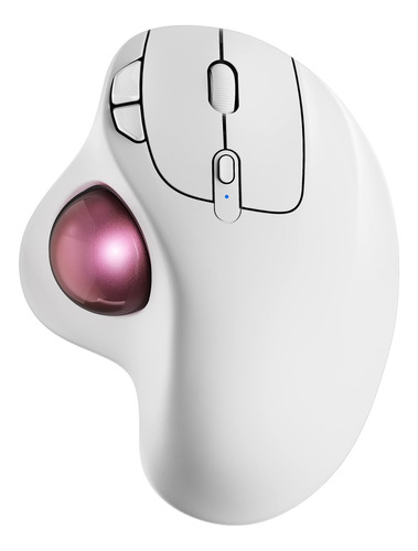 Nulea Ratón De Trackball Inalámbrico, Recargable Ergonóm.