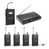 Takstar Wpm-200 Uhf Monitoreo Inalámbrico Con 5 Receptores