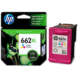 Cartucho Hp 662 Xl Color Cz106al Original