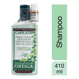 Shampoo Capilatis + Concentrado Puro Con Ortiga X 410 Ml