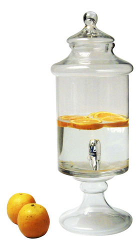 Frasco Tarro Dispenser Cristal Con Canilla 4 L Limonadas  