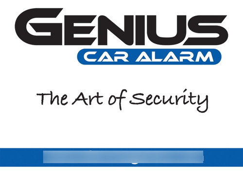 Control Para Alarma Genius Con Logo Nissan  Foto 2