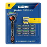 Gillette Cartuchos Fusion 5 Proglide 14 Piezas Rastrillos Ms