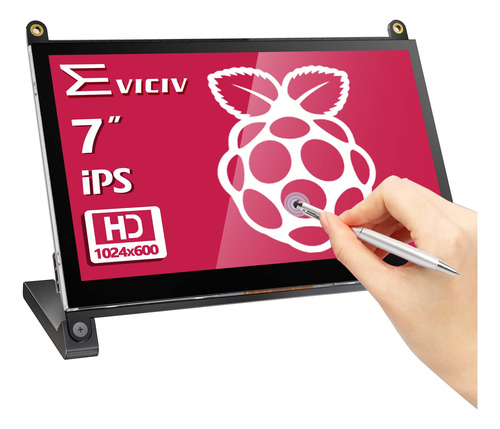 Eviciv Raspberry Pi - Pantalla Táctil De 7 Pulgadas, Panta.