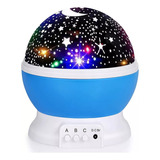 Lampara Proyector De Estrellas Luces Led Niños Usb O Pilas