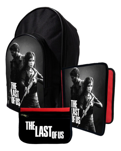 Kit Mochila+ Carpeta+ Cartu De  The Last Of Us #407