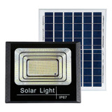 Lampara Foco 100w Solar Panel Solar Control Remoto