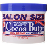 Hollywood Belleza De La Piel Crema Manteca De Cacao 25 Oz Pa