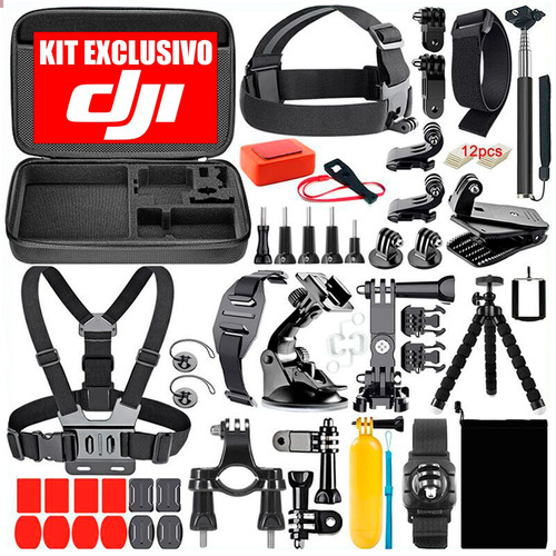 Kit Acessórios Para Dji Osmo Action 2 3 Exclusivo Completa