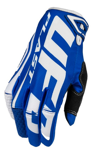 Guantes Ufo Blaze Motociclista Motocross Enduro - Azul Talla Xl