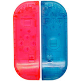 Case Shell Carcaça Transparente Para Controle Joycon Switch