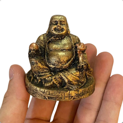 Mini Buda Fortuna Dinheiro Paz Meditação Paz Yoga Energia Nf