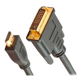 Cabo Dvi Macho X Hdmi Macho - Dvi D 24+1 Pinos - 1,5 Mts