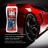 Lava Autos Shampoo Com Cera Carnaúba Super Brilho 500ml