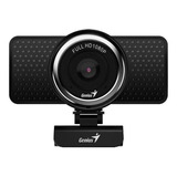 Camara Web Genius Ecam 8000 1080p Usb Negro