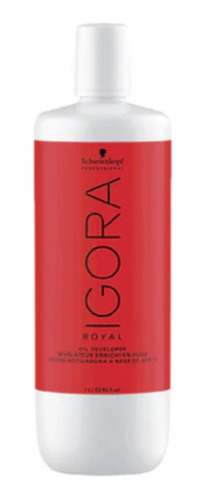 Oxidante Loción Activadora Schwarzkopf Igora Royal 1 Litro  