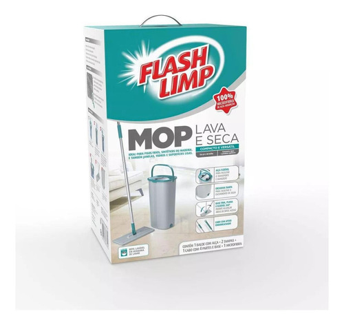 Mop Lava E Seca 5,5 Litros Mop7740 - Flashlimp