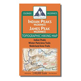 Mapa Topográfico De Senderismo De Indian Peaks Y James...