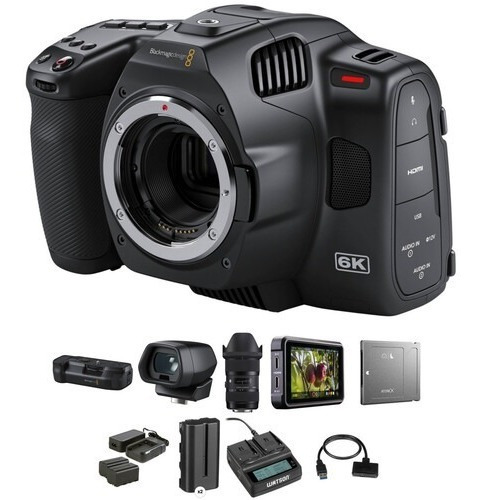 Kit Cámara De Video Blackmagic Design Pocket Cinema 6k Pro 