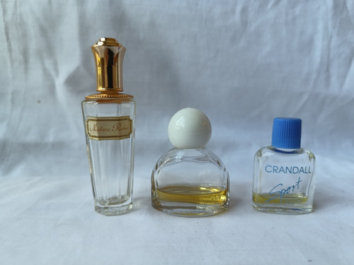 X3 Miniatura Perfume Botella Madame Rochas Crandall