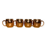 Tazas Set 4 Moscow Mules Threshold 500 Ml Usadas B7