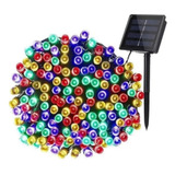 Luces Solar Guirnalda 100 Led Pack 3 /color Multicolor