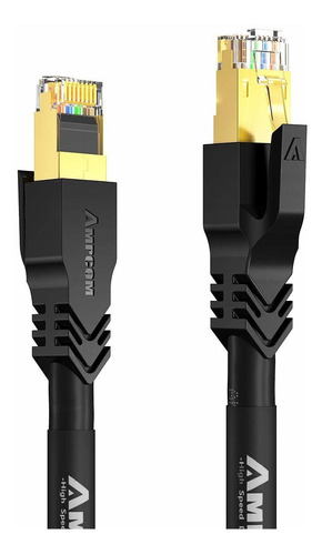 Ampcom S/ftp Cat8 Cable Ethernet De Alta Velocidad (2000 Mhz