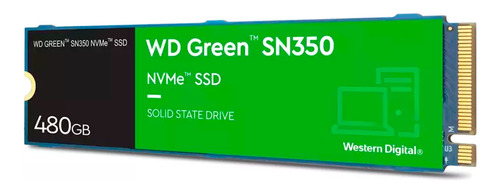 Disco Solido Ssd Wd Green 480gb M.2 Nvme Sn350 Wds480g2g0c