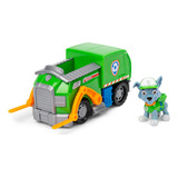 Paw Patrol Vehiculo Rocky Recycle Truck Figuras Niños
