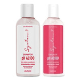 Kit Shampoo + Enjuague System3 Ph Acido Reconstrucción 375ml