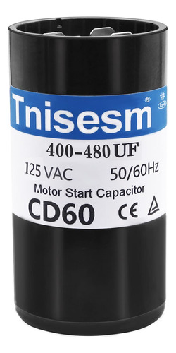 Tnisesm Condensador De Arranque De Motor 400-480 Uf 400-480