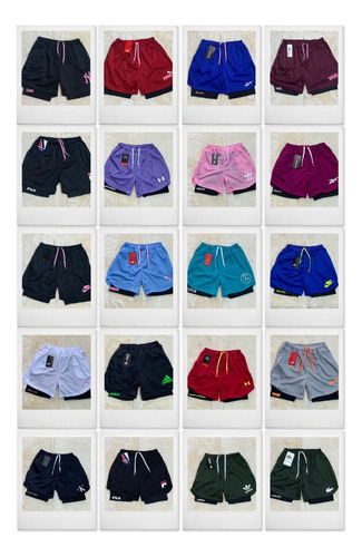 Short Deportivo Licra Hombre Gym Ejercicio