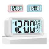 Relógio De Mesa Digital Despertador Temperatura + Bateria
