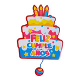 Piñata  Torta Feliz Cumpleaños 39x46cm Cotillón Cumpleaños 