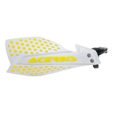 Cubre Mano Acerbis X Ultimate Blanco/amarillo- Bmmotopartes