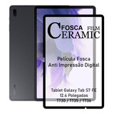 Película Fosca Para Tablet Galaxy Tab S7 Fe - 12.4 Pol.