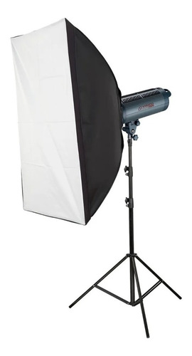 Kit Iluminador Led Luz Continua Visico 200w C/ Softbox Pie