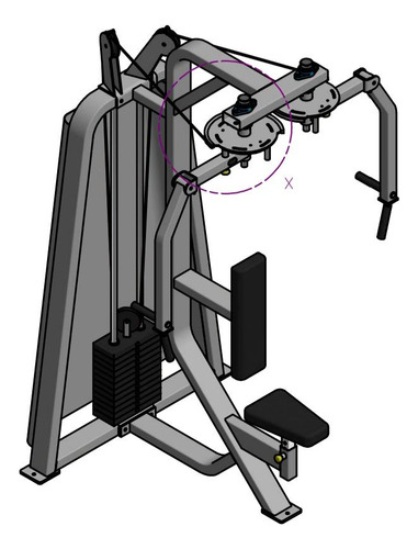 Plano Para Fabricar Maquina De Gym. Maquina Peck Fly Precor