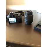 Câmera Nikon D3200 + Lente 18-55 Seminova 15.584 Cliques 