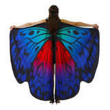Disfraz De Alas De Mariposa Para Mujer, De Tela Suave