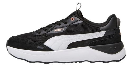 Puma Runtamed Platform Para Dama Color Negro, Blanco