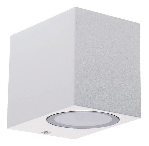 Aplique Pared Exterior Unidireccional Recto Apto Led Gu10