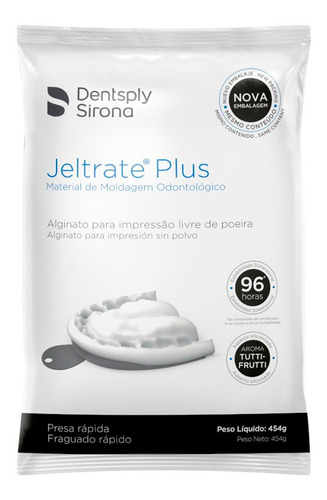 Alginato Tipo I Jeltrate Plus 454gr - Dentsply Sirona