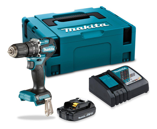 Taladro Percutor 18v Brushless Makita Dhp487sy1j / 1 Bateria